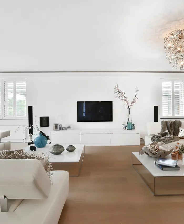 Modern Living Room Renovation in Dallas